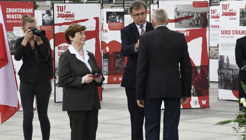 [FOTOGALERIA] Otwarcie wystawy „Biało-czerwony szlak. TU rodziła się Solidarność”