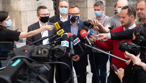 KATOWICE - SPOTKANIE GÓRNIKÓW Z PRZEDSTAWICIELAMI RZĄDU