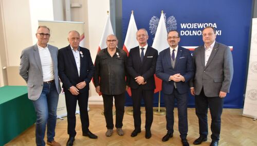Uroczystość wręczenia Krzyży Wolności i Solidarności