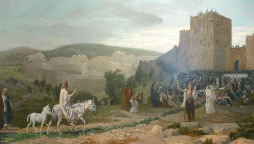 Jean-Léon Gérôme "Wjazd Chrystusa do Jerozolimy"
