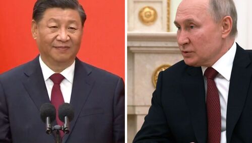 Xi Jinping i Władimir Putin