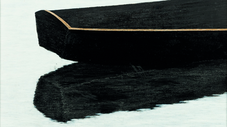Tomasz Tatarczyk, Łódź Charona, 2010, olej/płótno