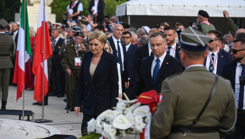 para prezydencka w Monte Cassino