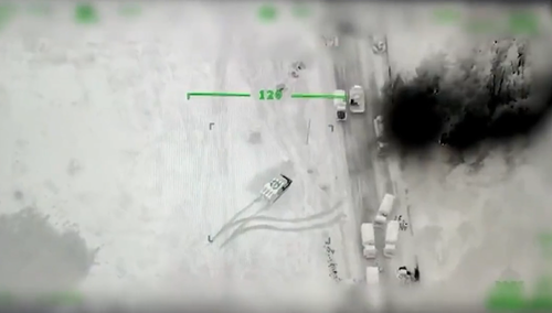 Atak na rosyjskie pozycje