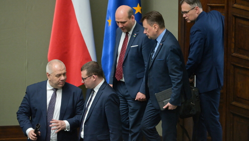 Szymon Szynkowski vel Sęk, Mariusz Błaszczak