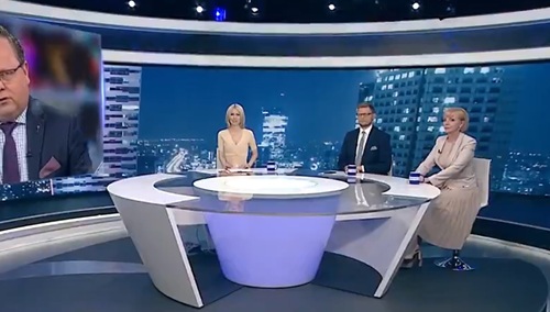 [Video] Gorąco w TVP Info. Magdalena Ogórek: "Przeprosi pan katolików?". "Nie mazałem żadnych kościołów!"
