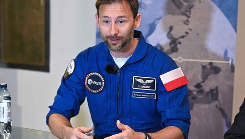 Astronauta Sławosz Uznański-Wiśniewski
