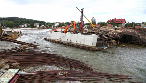 Głuchołazy. Usuwanie skutków powodzi