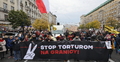 WARSZAWA DEMONSTRACJA STOP TORTUROM NA GRANICY