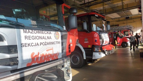 Akcja informacyjna Sekcji Pożarnictwa NSZZ "Solidarność"