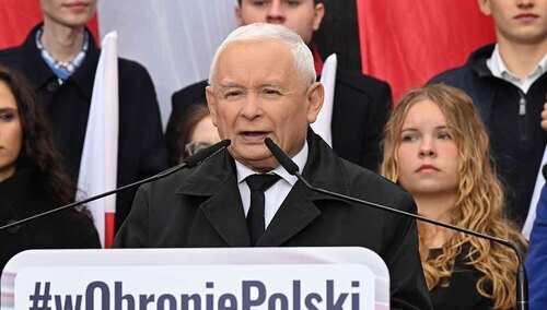 Prezes PiS Jarosław Kaczyński