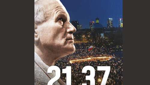 Plakat z filmu "21.37" Mariusza Pilisa