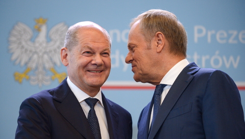 Olaf Scholz i Donald Tusk