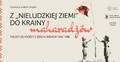 Kopia zaproszenia do dyskusji na temat albumu "Z 'nieludzkiej ziemi' do krainy maharadżów. Polscy uchodźcy z ZSRS w Indiach 1942-1948"