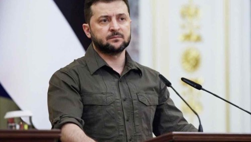 Prezydent Wołodymyr Zełenski