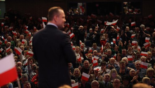 Karol Nawrocki w Lublińcu