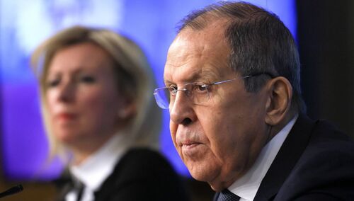 Maria Zacharowa, Siergiej Ławrow