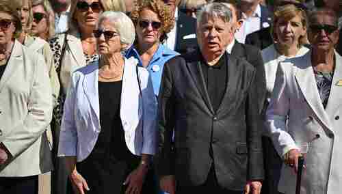 Danuta Wałęsa, obok Bogdan Borusewicz 