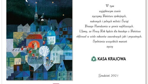 Bożonarodzeniowe życzenia od Kasy Krajowej