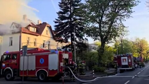 Pożar przedszkola w Koszalinie