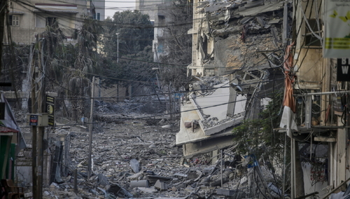 Gaza po bombardowaniu