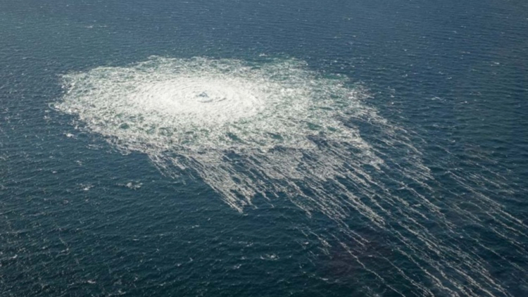 Wyciek gazu po uszkodzeniu Nord Stream