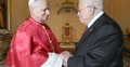 Leon XIV i Mahmoud Abbas