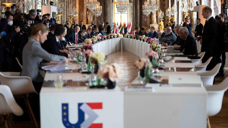 Nieformalne spotkanie szefów państw UE w Wersalu, Francja, 11 marca 2022 r.