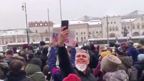 [video] Mieszkańcy Moskwy skandują "Żywie Biełaruś!" - "Inspirują się nawzajem"