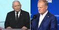 Prezes PiS Jarosław Kaczyński i premier Donald Tusk