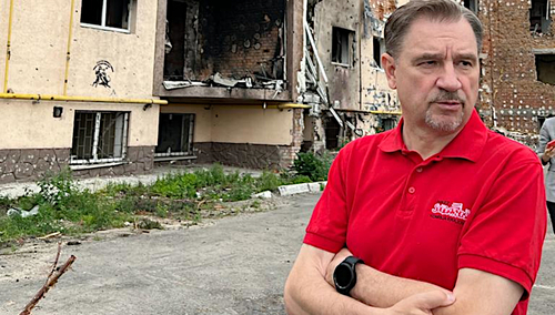 Piotr Duda na Ukrainie. Lipiec 2022