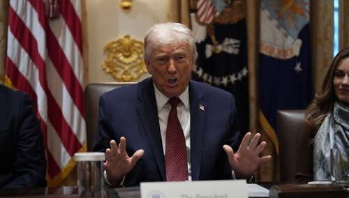 Prezydent USA Donald Trump w Białym Domu