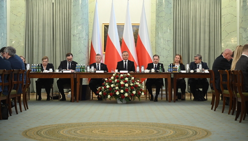 Posiedzenie Rady Dialogu SPołecznego w Pałacu Prezydenckim