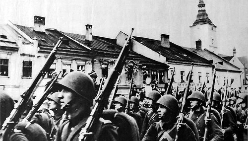 Polska piechota w marszu