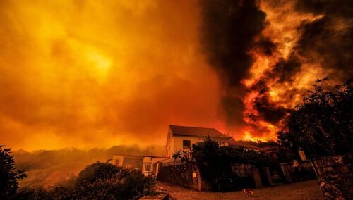 pożary Portugalia