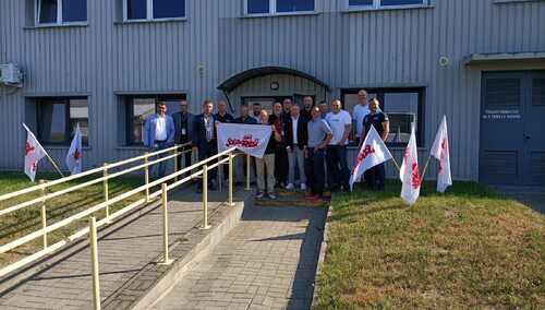 Spotkanie przedstawicieli Solidarności w Scanii z przedstawicielami zaprzyjaźnionych struktur pracowniczych