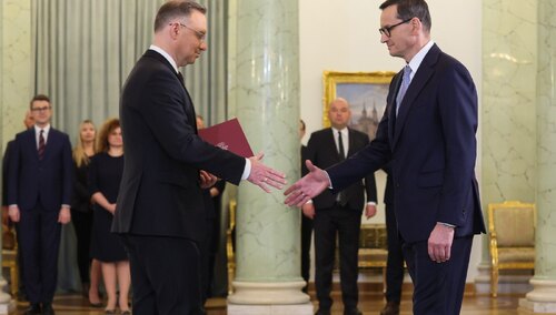 Prezydent desygnował Mateusza Morawieckiego na szefa rządu