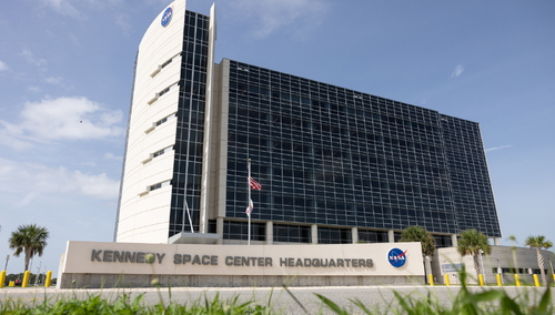 Budynek siedziby głównej Centrum Kosmicznego im. Johna F. Kennedy'ego