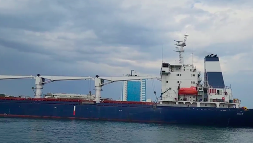 Pierwszy statek z ukraińskim zbożem wypłynął z Odessy