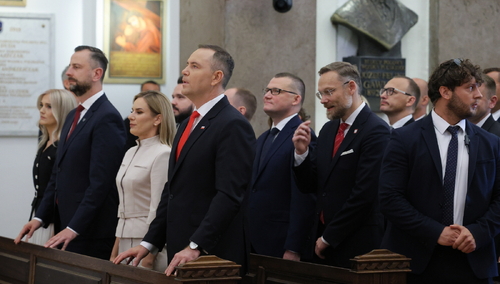 Karol Nawrocki, Marta Nawrocka, Władysław Kosiniak-Kamysz, Paulina Kosiniak-Kamysz
