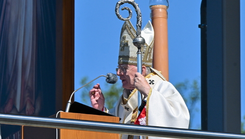 abp Marek Jędraszewski w Łagiewnikach