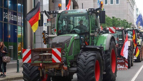 Rolnicy z Niemiec protestują