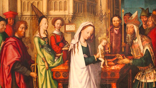 Ofiarowanie Jezusa w Świątyni, Hans Holbein Starszy 