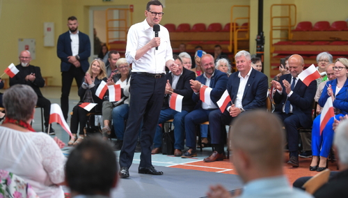 Mateusz Morawiecki w Turowie