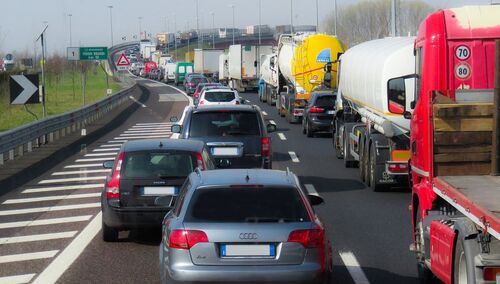 korek na autostradzie