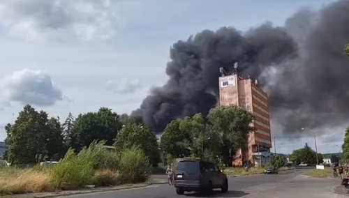 Pożar pod Zieloną Górą 