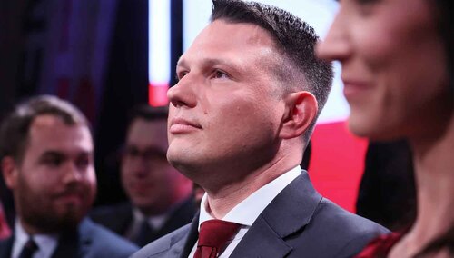 Sławomir Mentzen opublikował wpis w mediach społecznościowych tuż po wynikach exit poll