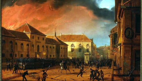 Obraz Marcina Zaleskiego „Wzięcie Arsenału”