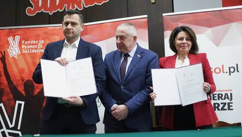 Podpisanie listu intencyjnego w Sali BHP Stoczni Gdańskiej