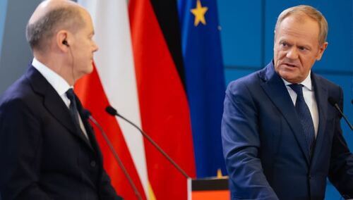 Olaf Scholz i Donald Tusk